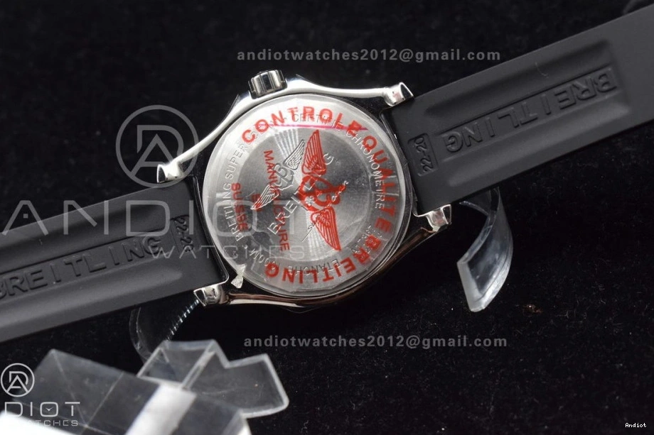 Black Best Rubber Black 1:1 On Strap Superocean Automatic 44 Edition Bezel Black A2824 Dial TF 0315